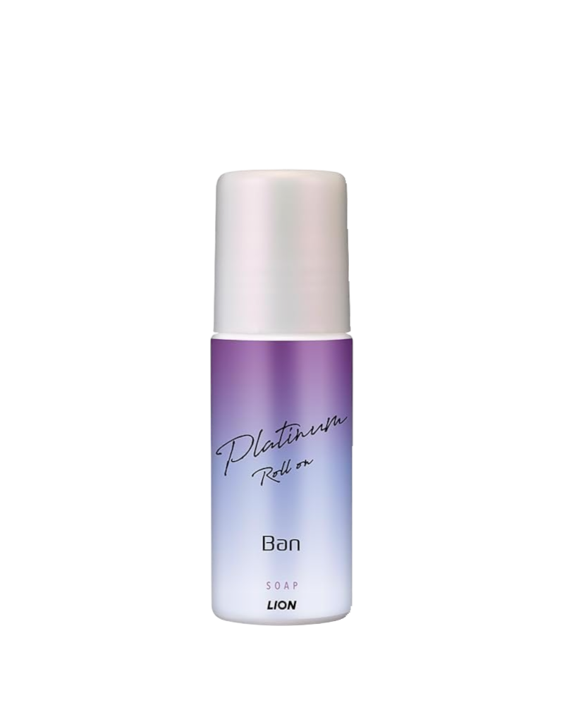LION Ban Platinum Roll on deodorant that suppresses sweat odor
