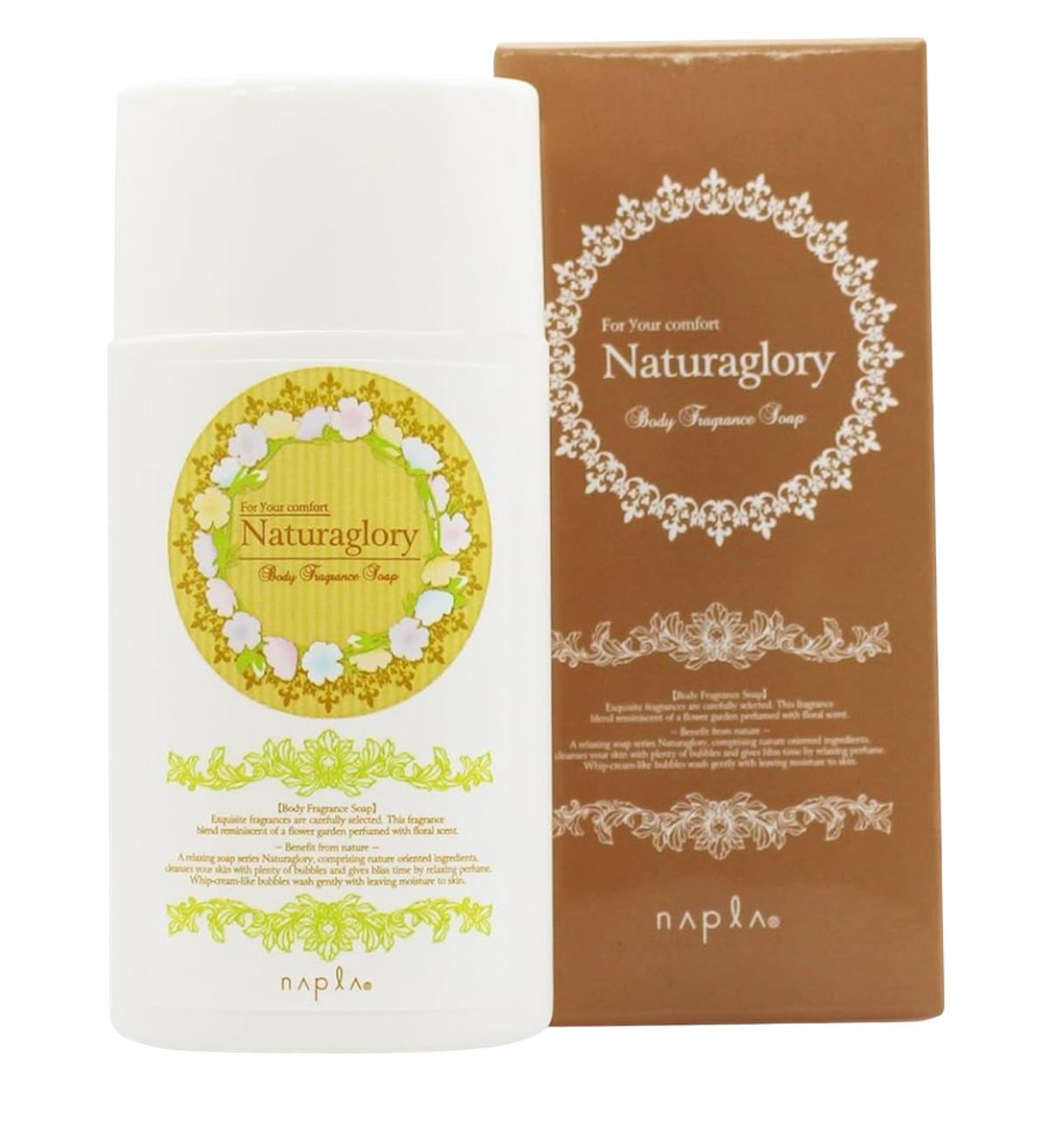 Napla Perfumed Body Soap from the natural "Naturaglory" series. 60 ml