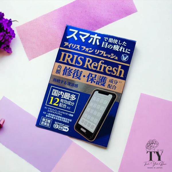 Eye drops for high visual strain IRIS Refresh TAISHO, 12 ml