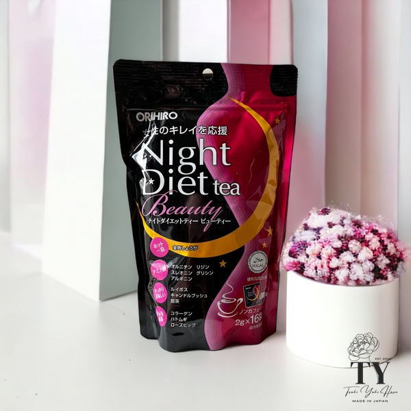 ORIHIRO Night Diet Tea Beauty Night diet and beauty, tea, 16 bags.